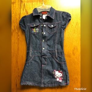 GUC girls Hello Kitty denim dress size 6